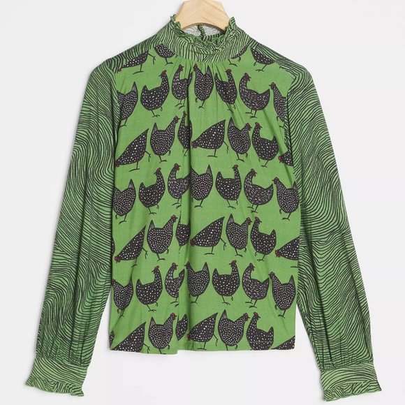 Chicken print blouse Clearance